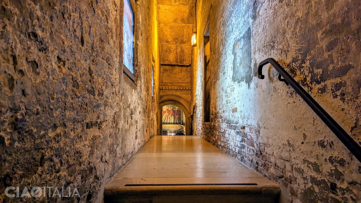 You can cross the Bridge of Sighs when you visit the Doge's Palace.