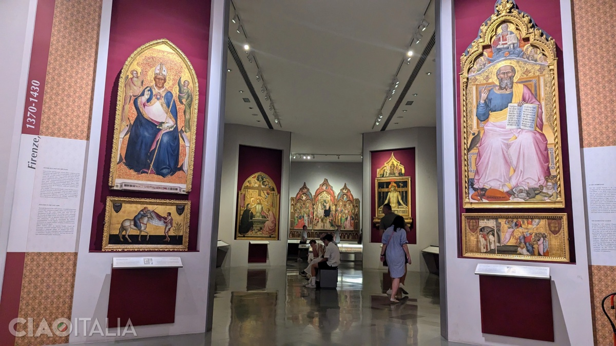 On the upper floor of the Accademia Gallery, there are also several rooms dedicated to Gothic painting.