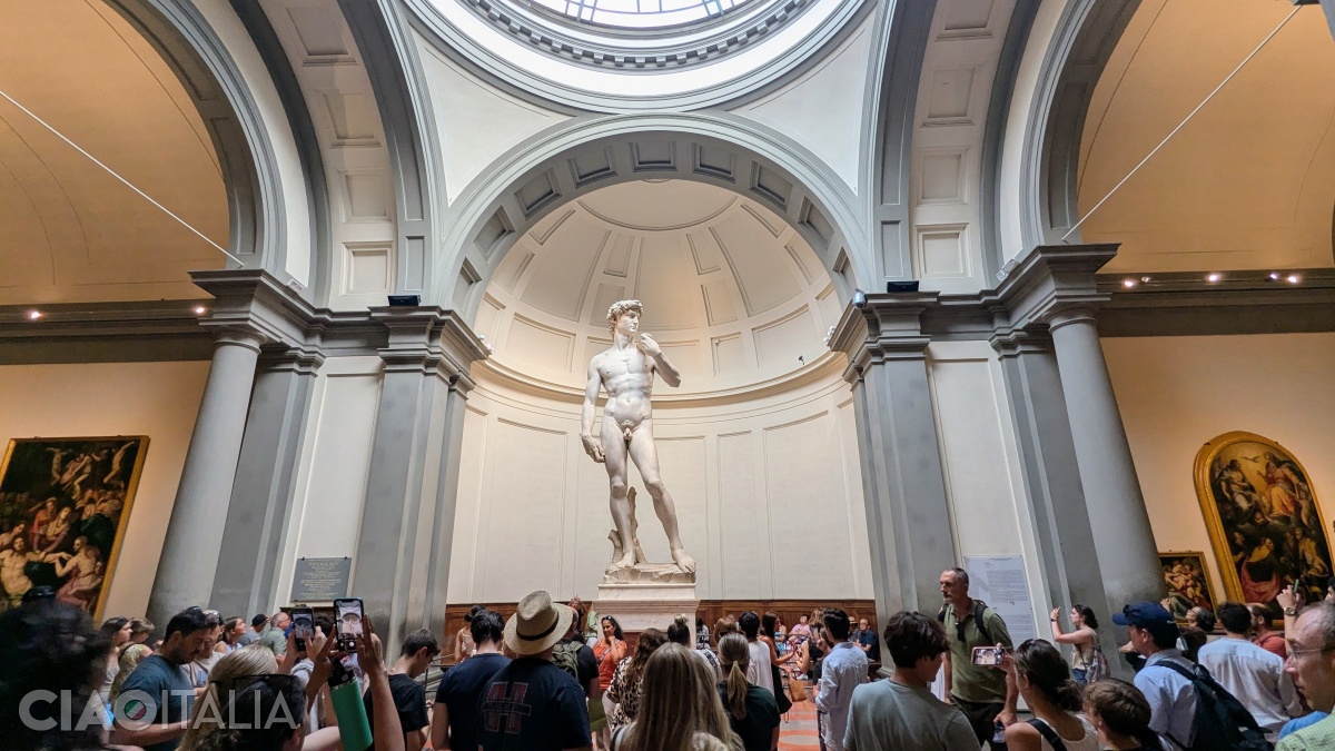 The statue of David is one of the most famous works of art in the world.