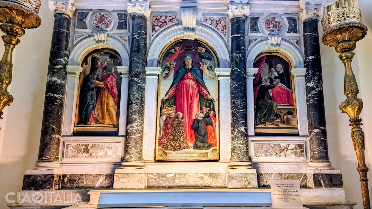 Triptych by Bartolomeo Vivarini (15th century)