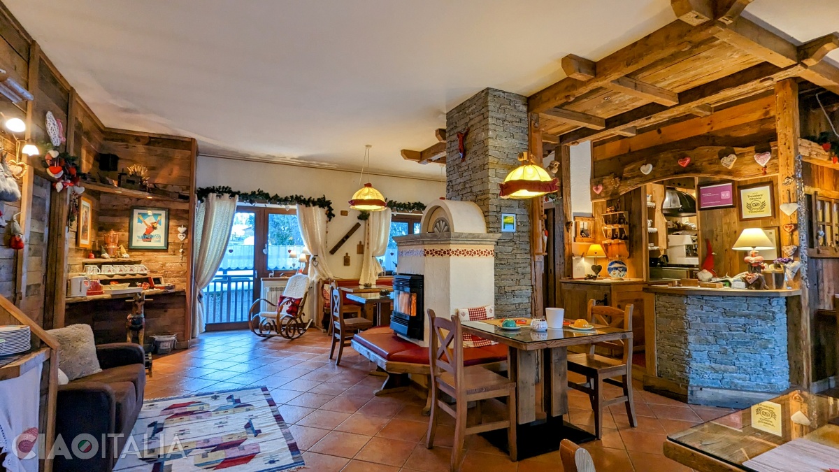 The ground-floor lounge, where breakfast is also served