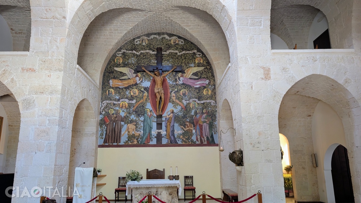 The Tree of Life is painted in the church's main apse.