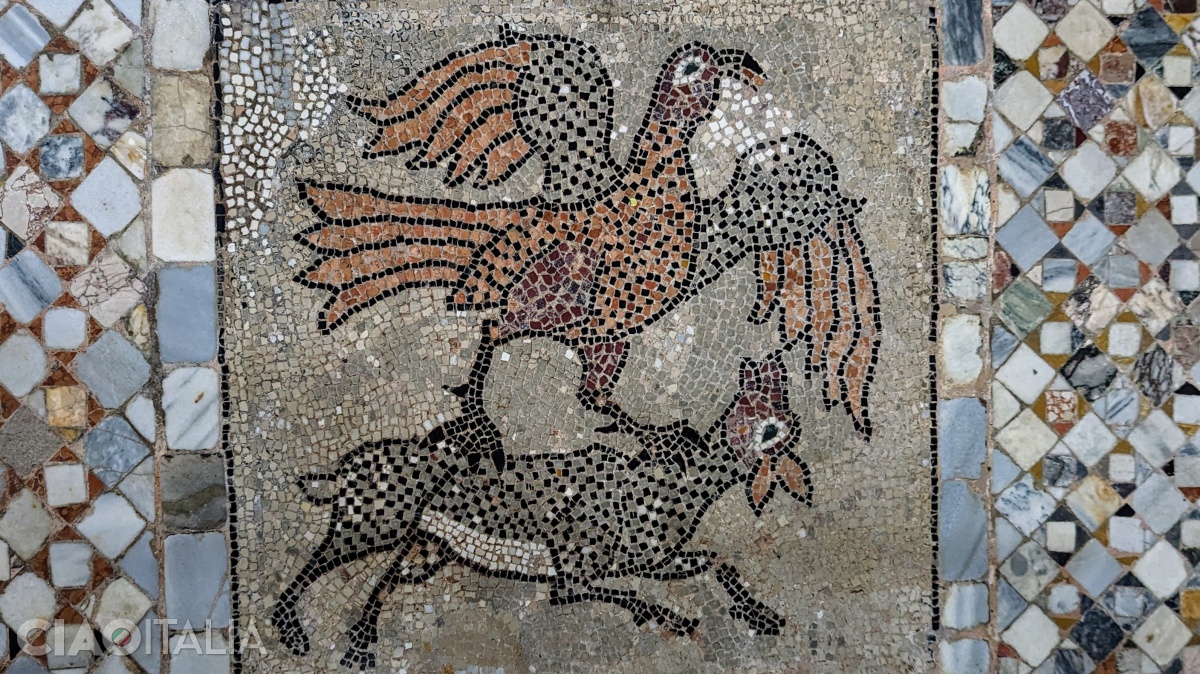 The deer symbolizes the human soul.