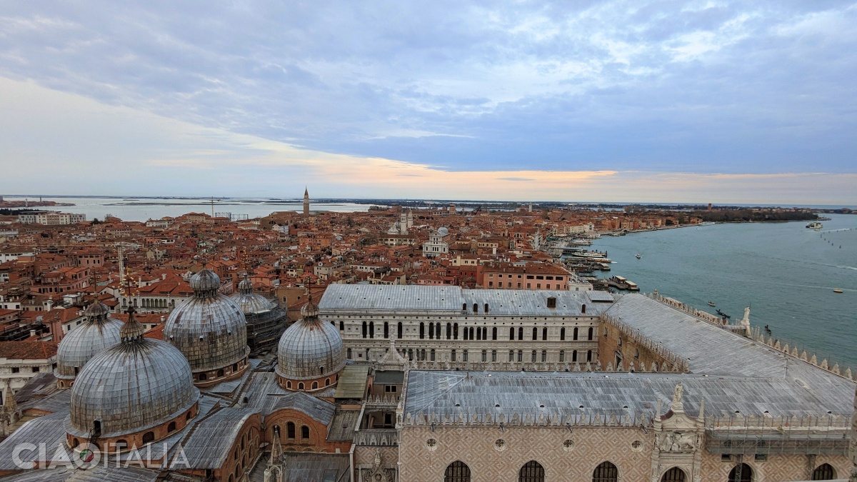 The view toward the Castello district