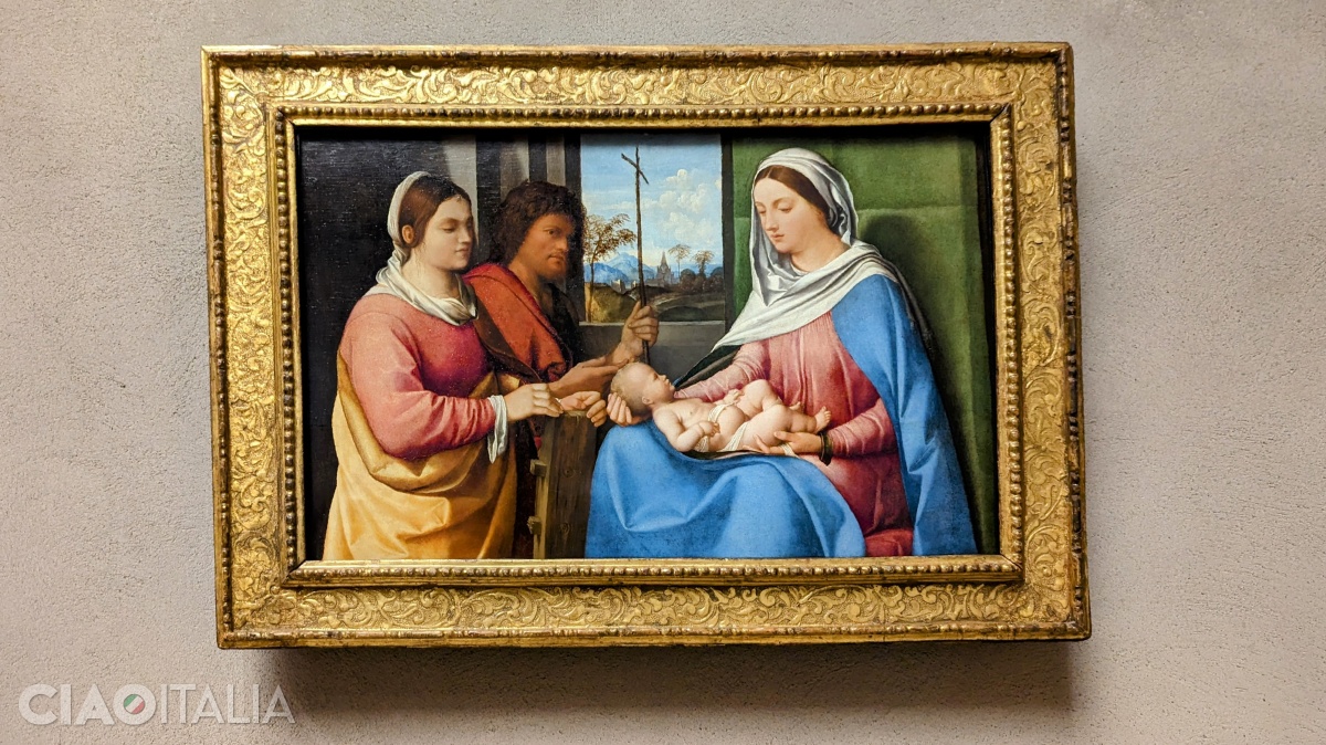 Giorgione - "Madonna and Child with Saint Catherine and Saint John the Baptist"