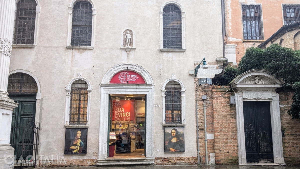 The Leonardo da Vinci Museum in Venice is located in a 15th-century building.