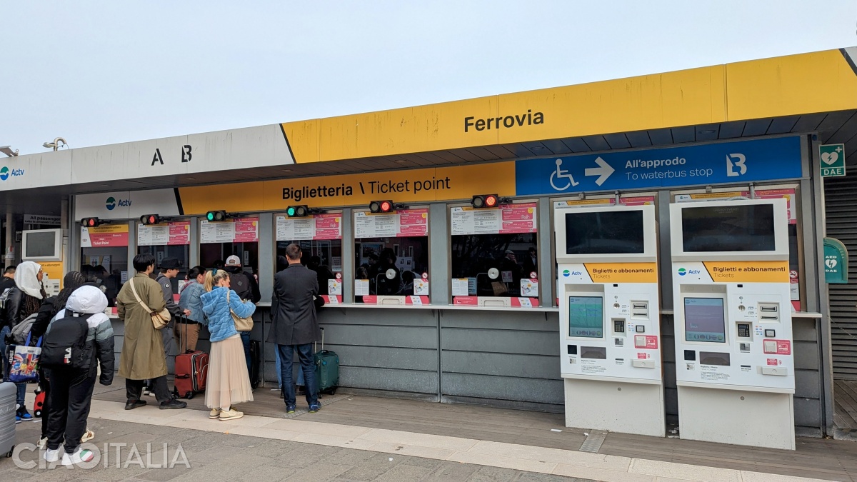 Ticket offices near the train station