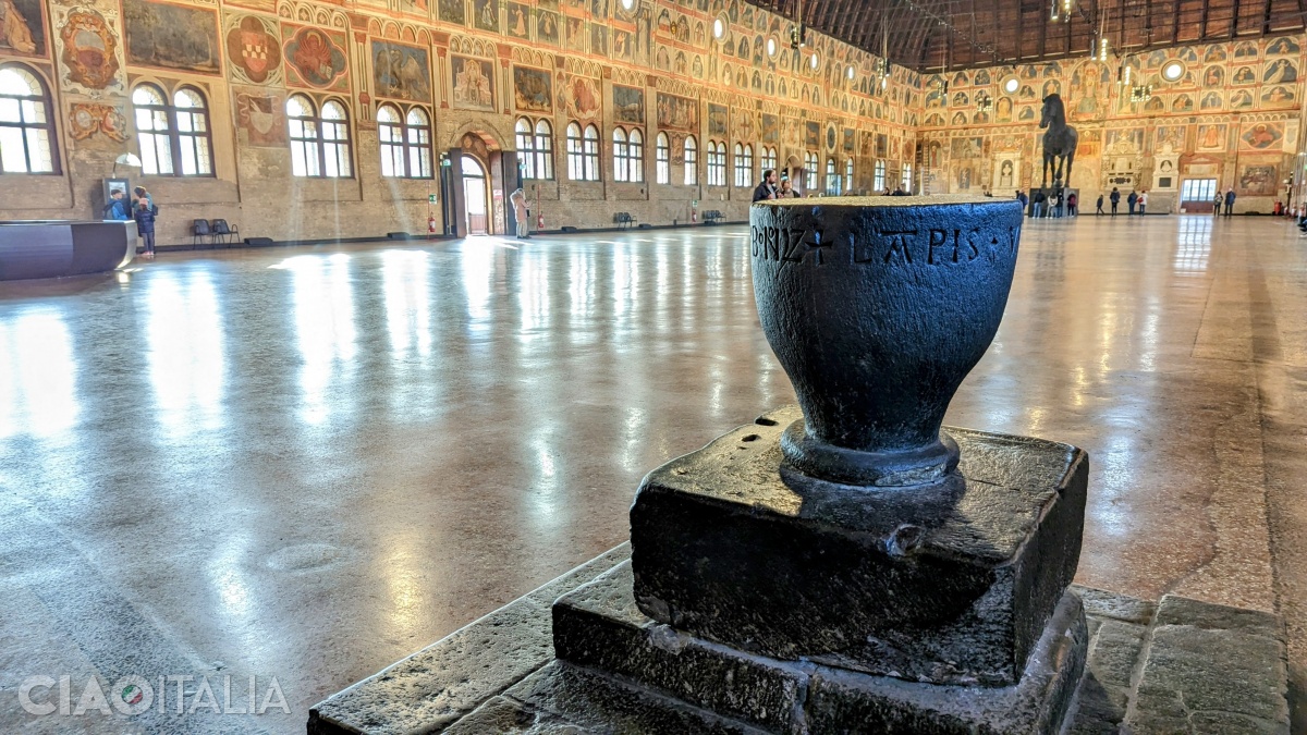 Pietra del Vituperio ("The Stone of Shame") was used to humiliate debtors.