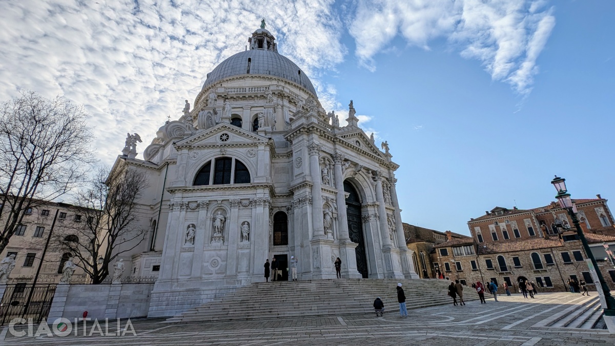 The Basilica of Santa Maria della Salute seen from Punta della Dogana