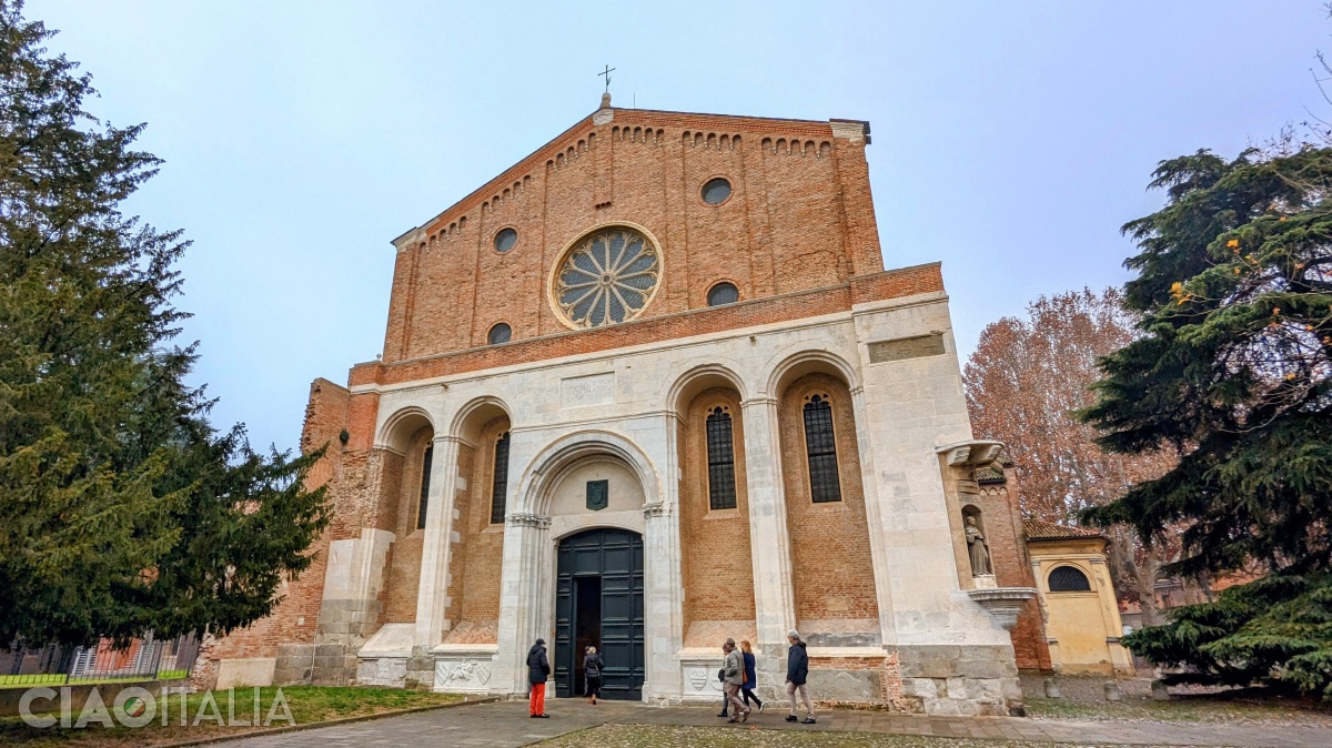 Chiesa degli Eremitani is located next to the Scrovegni Chapel.