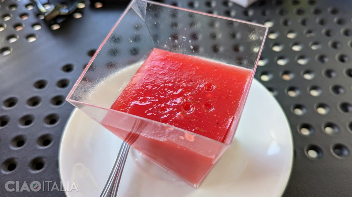 Watermelon pudding