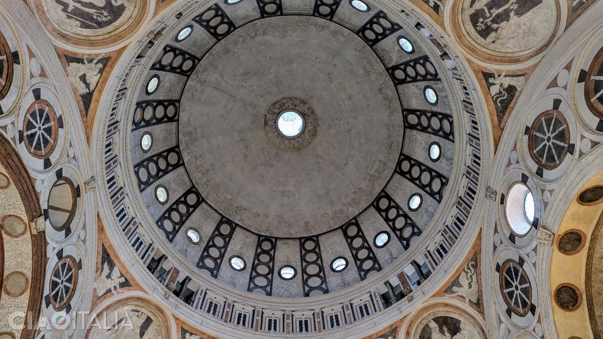 The dome of the Santa Maria delle Grazie Church