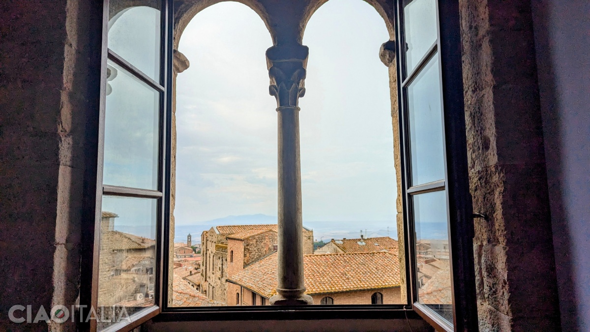 The view from Palazzo dei Priori towards the Church of San Francesco