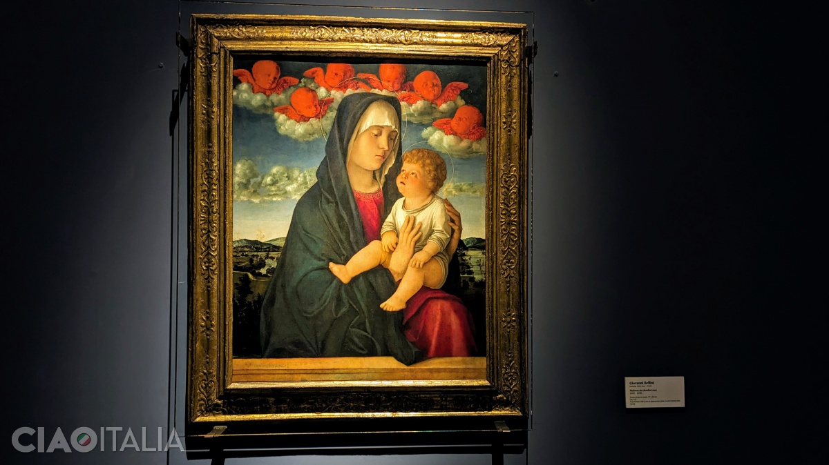 Giovanni Bellini - "Madonna and Child" ("Madonna with Red Cherubim")