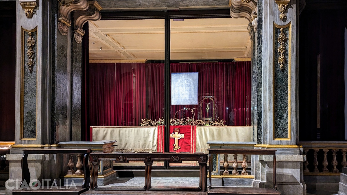 The Shroud is currently located in the Cathedral of Turin.