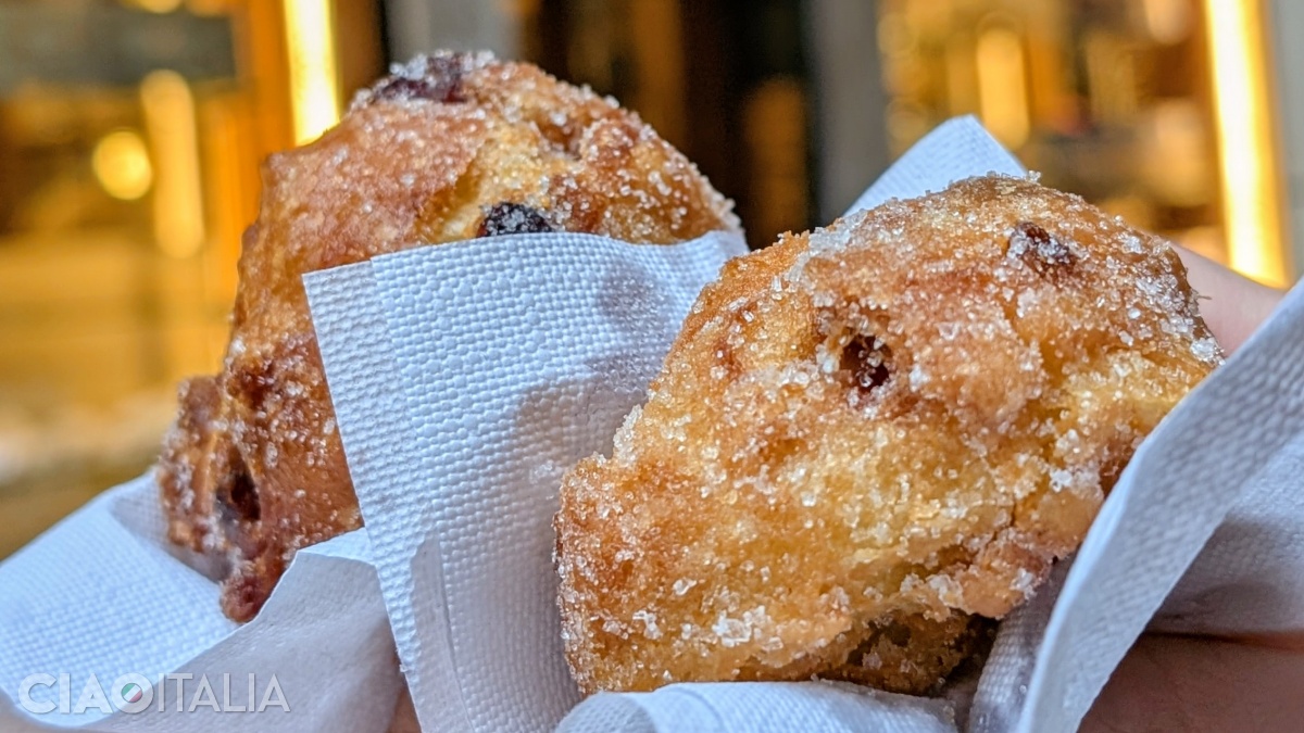Fritole are the dessert of the Venetian Carnival.