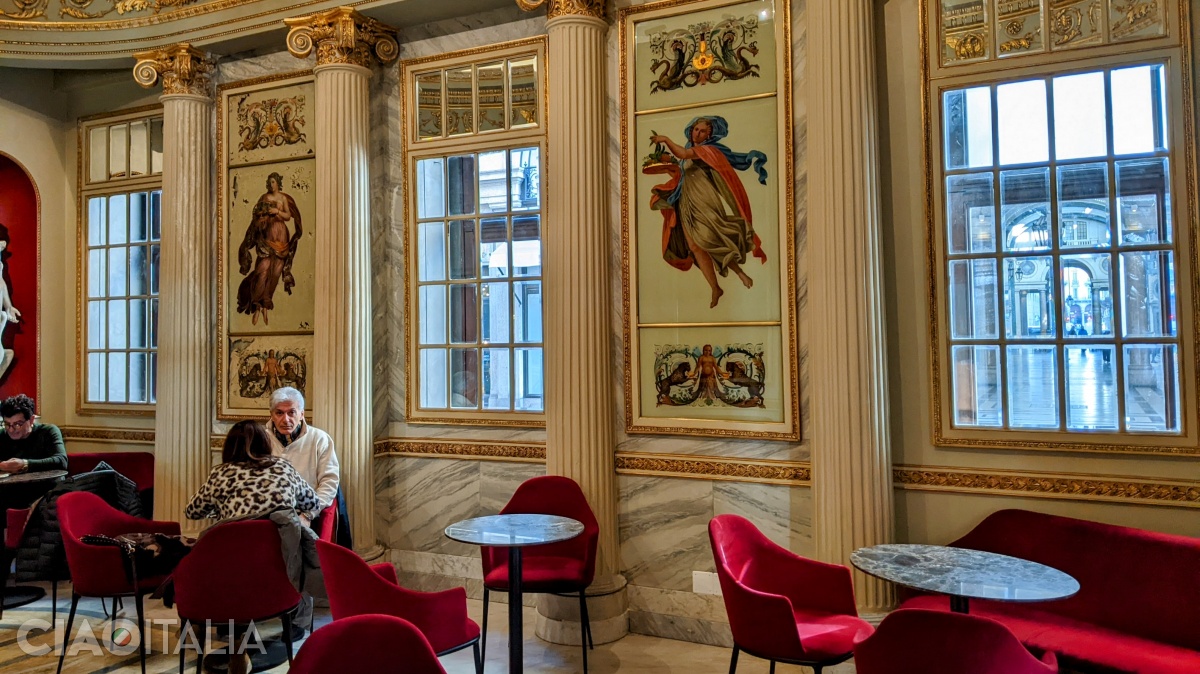 Caffè San Carlo has elegant lounges.