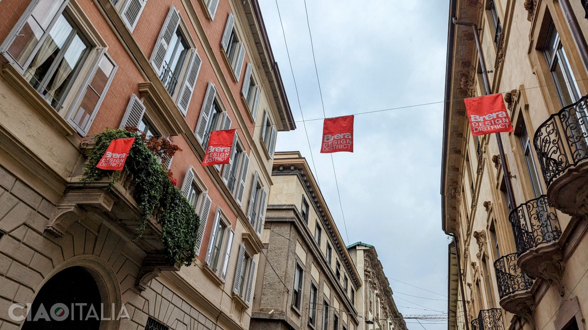 The Brera district is the artistic neighborhood of the city of Milan.