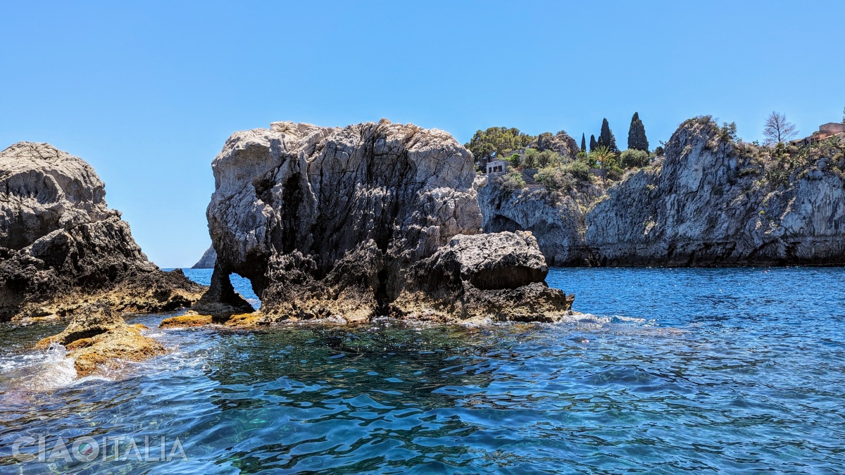 Scoglio dell'Elefante (the elephant-shaped rock)