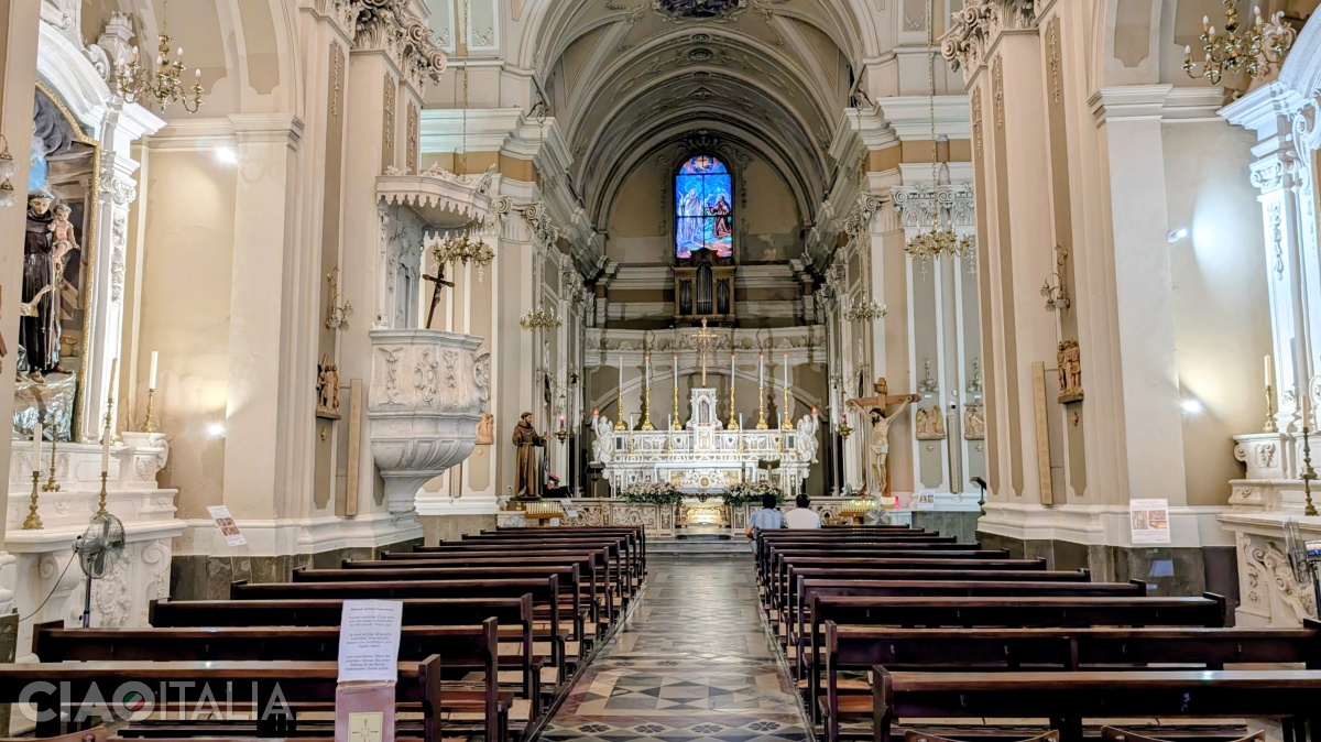 Interior of the Church of San Francesco d'Assisi