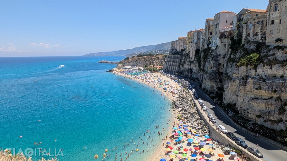 Mare Piccolo and Rotonda beaches in Tropea are among the most beautiful beaches in Calabria.