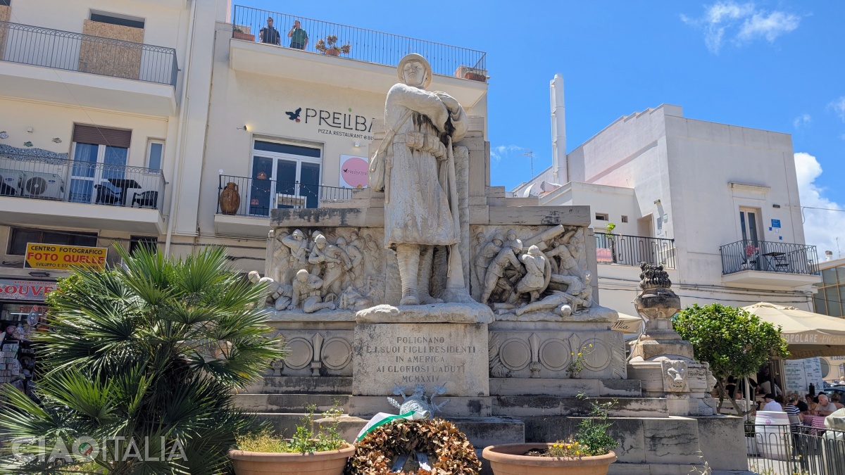 The Heroes' Monument in Piazza Garibaldi