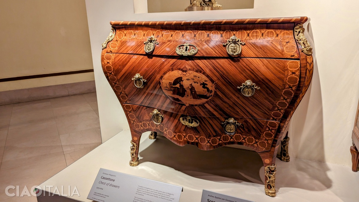 The chest made in 1773 by Giuseppe Maggiolini