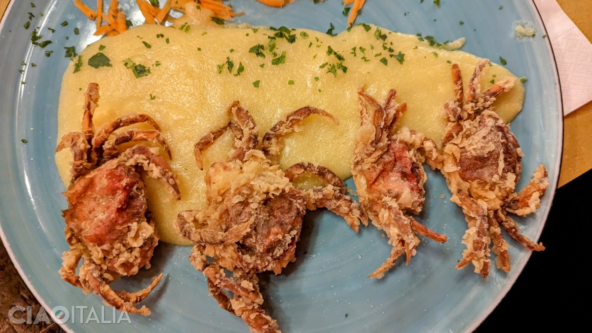 "Moeche" are a traditional dish from Venice.