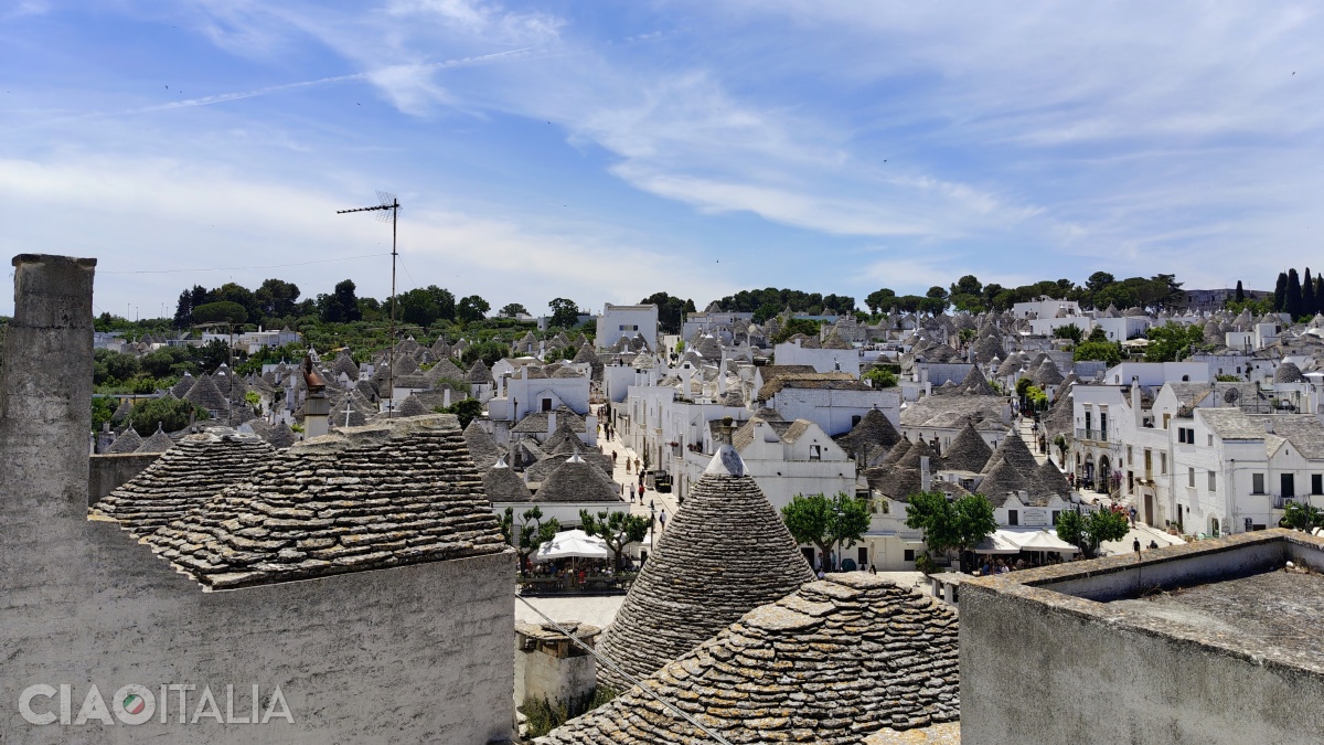 The trulli in Alberobello are the most numerous.