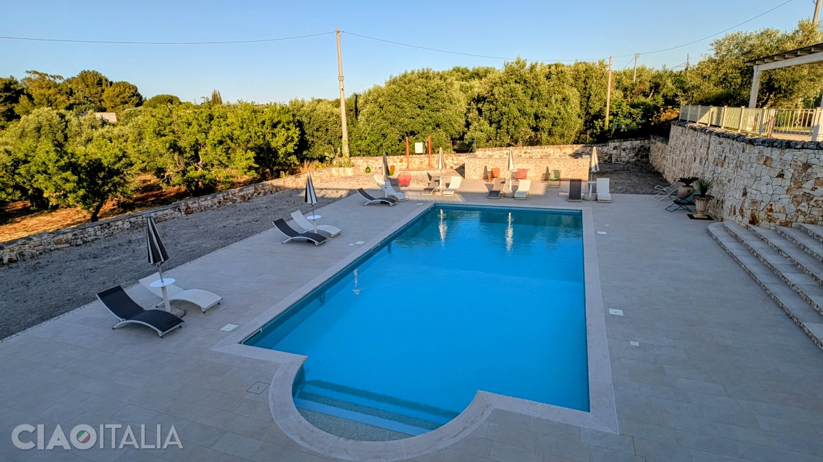 After several hours of sightseeing, you can relax in the pool.