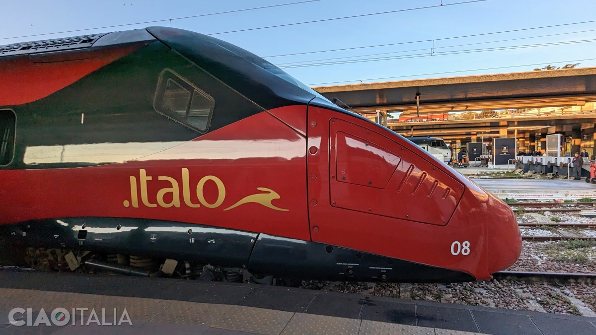 Italo is a private company that competes with Trenitalia.