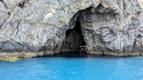 Boat Trip to the Grotta Azzurra ("Blue Grotto") in Taormina