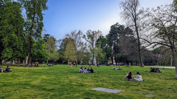 Sempione Park in Milan