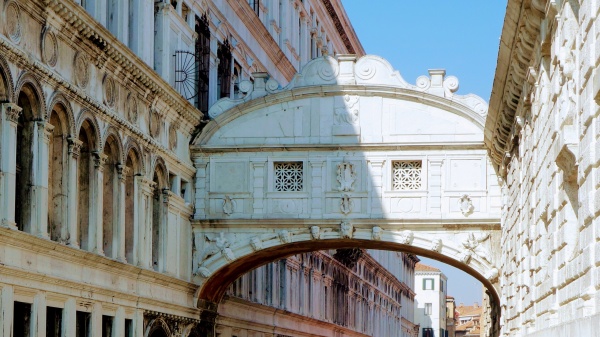 The Bridge of Sighs in Venice