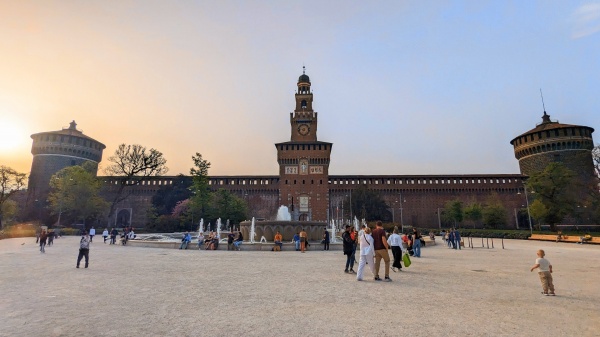 Sforza Castle in Milan