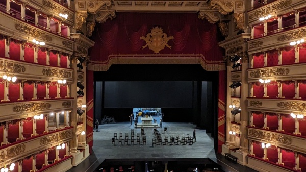 Visiting La Scala Theatre in Milan