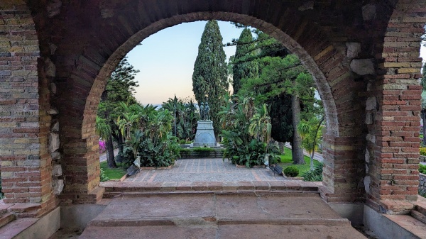 Villa Comunale Park in Taormina